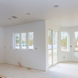 newly constructed room