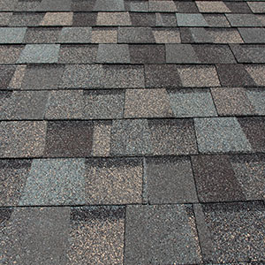 view of asphalt shingles